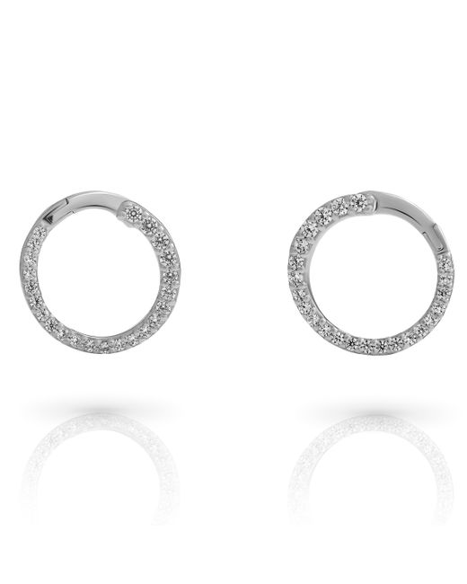 Orphelia Metallic 'Glamour' 925 Sterling Drop Earrings