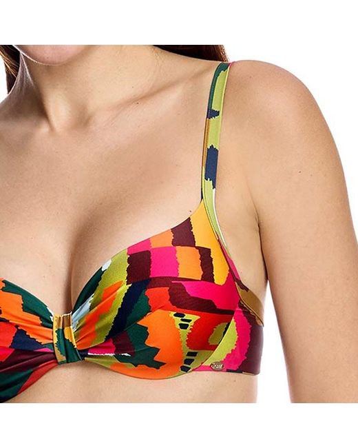 Ory Black Bikini Top Molded Cup W260124