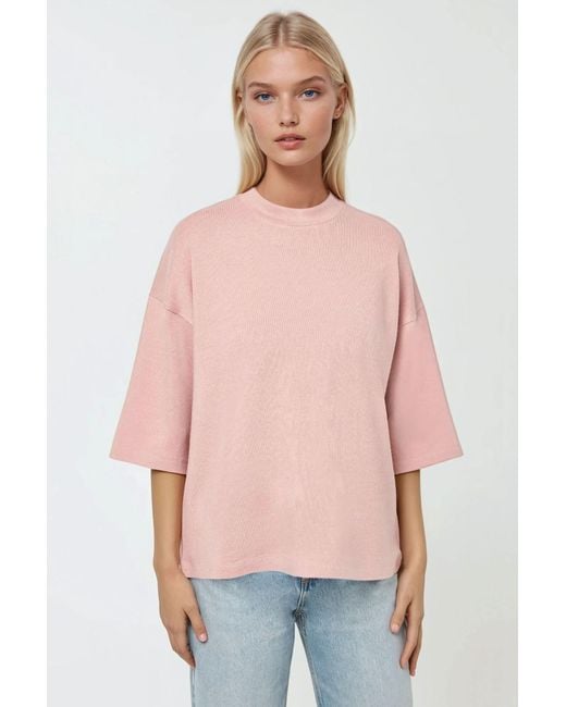 Hiccup Multicolor Relaxed Fit Crew Neck T-Shirt