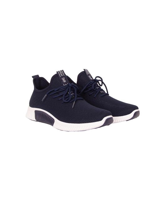 Crosshatch Blue Rideout Trainers for men