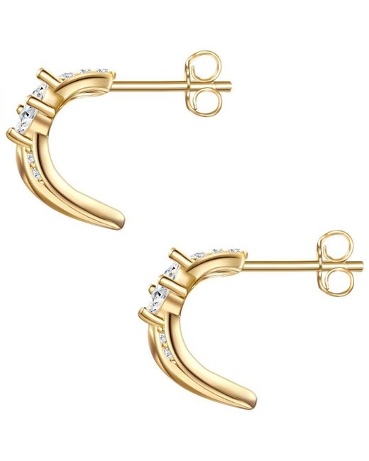 Glanzstücke München Metallic Stud Earring Sterling Zirconia