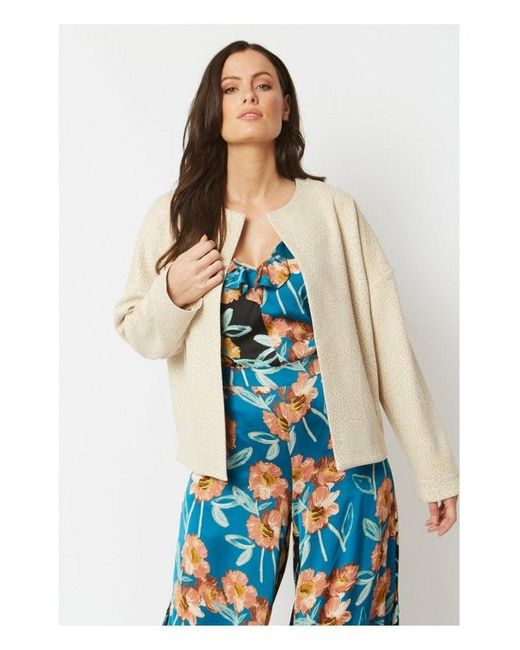 Jayley White Faux Suede Jacket