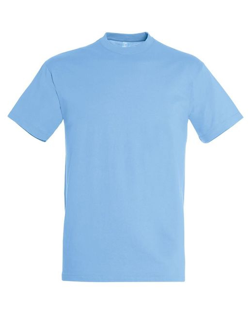 Sol's Blue Regent Short Sleeve T-Shirt (Sky) Cotton for men