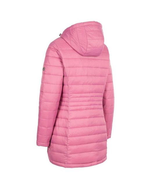 Trespass Pink Ladies Mavis Reversible Padded Jacket (Rose)