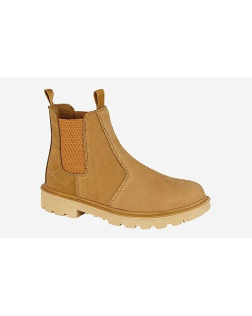 Grafters White Grinder Safety Dealer Boots for men