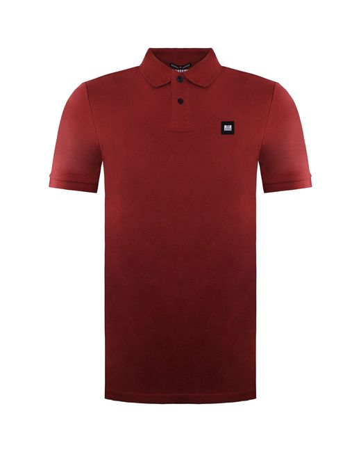 Weekend Offender Red Barnum Polo Shirt for men