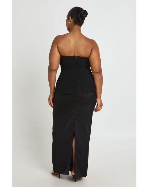 Boohoo Black Plus Bandeau 2
