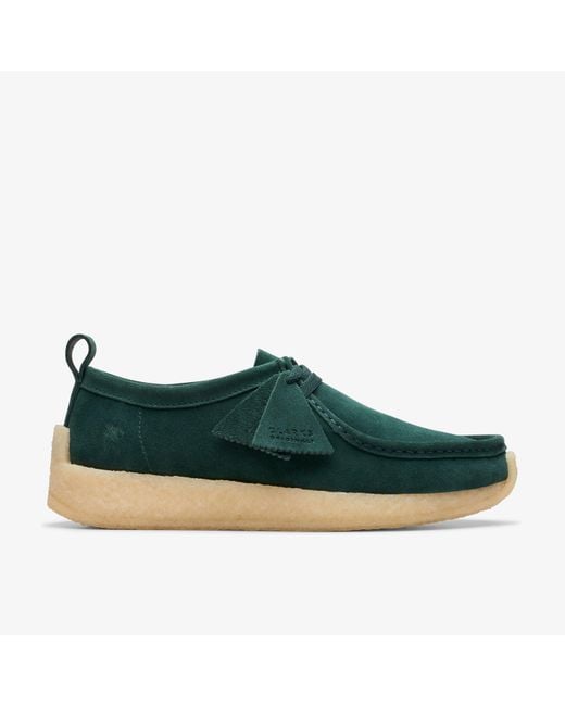 Clarks Green Rossendale Dark Shoes for men