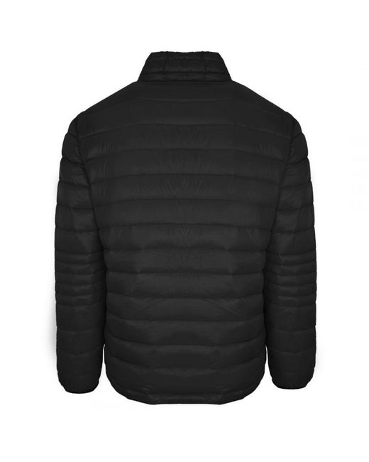 Philipp Plein Black Plain Padded Jacket Polyamide for men