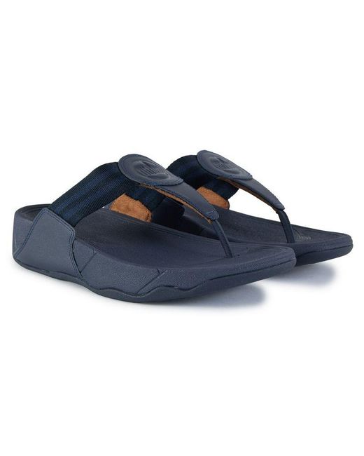 Fitflop Blue Walkstar Wedge Sandals