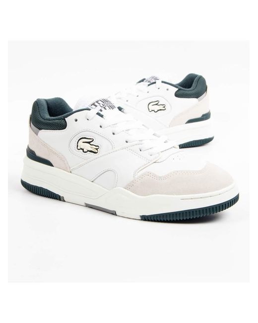 Lacoste White Lineshot Sneakers for men