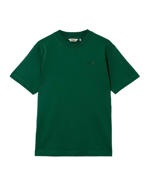 Ellesse Green Suisio T-Shirt (Dark) Cotton for men