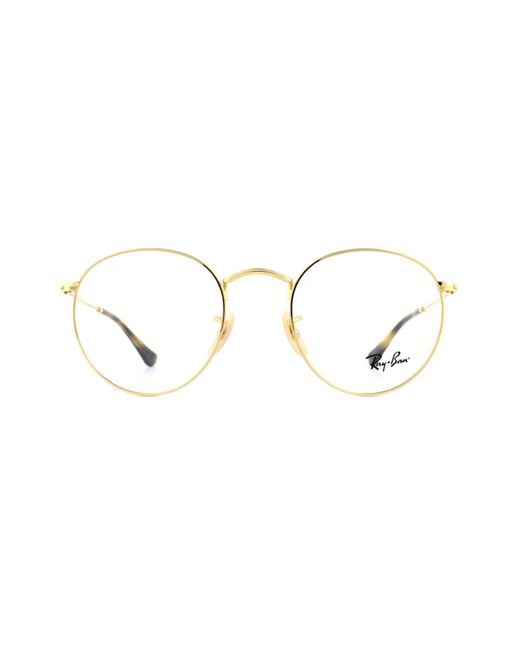 Ray-Ban Metallic Round Arista Rx3447V Metal