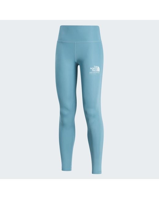 The North Face Blue W Performance Graphic Leggings