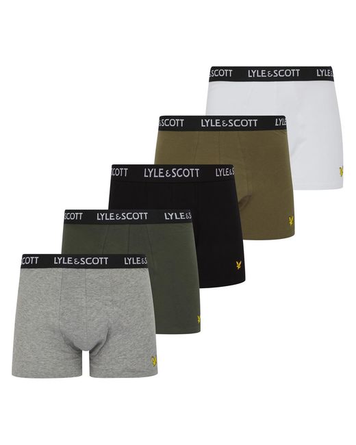 Lyle & Scott Multicolor And 5 Pack Of Core Trunks for men