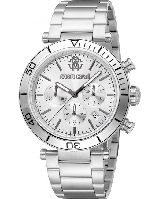 Roberto Cavalli Gray Rc5G128M0045 Watch for men