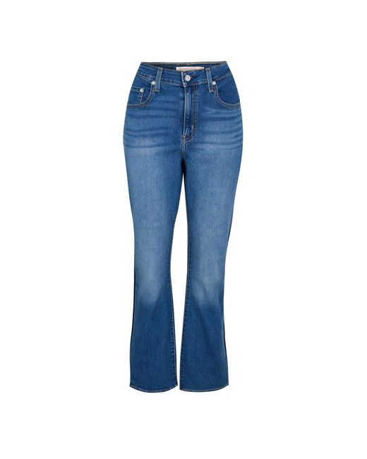 Levi's Blue Levi's High Rise Bootcut Five Pocket Jeans