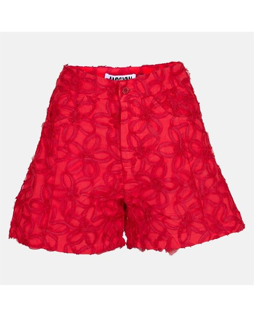 Amy Lynn Red Amylynn Floral Patterned Bermuda Shorts