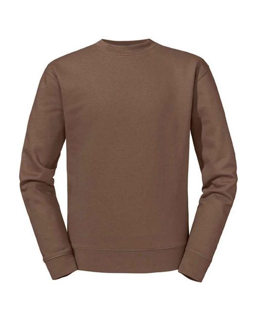 Russell Brown Authentic Sweatshirt (Mocha) for men