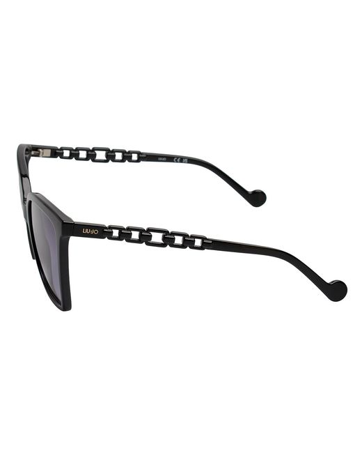 Liu Jo Blue Rectangular Sunglasses Lj773S