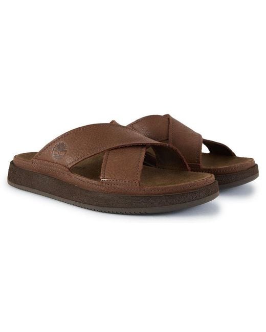 Timberland Brown Casco Cove Sandals for men