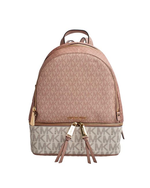 Michael Kors Pink Rhea 30S0Gezb2V Medium Backpack For