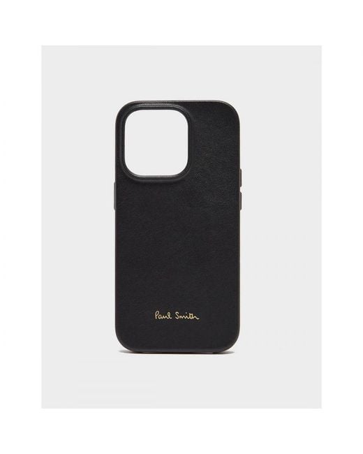 Paul Smith Black Accessories Iphone 14 Pro Phone Case