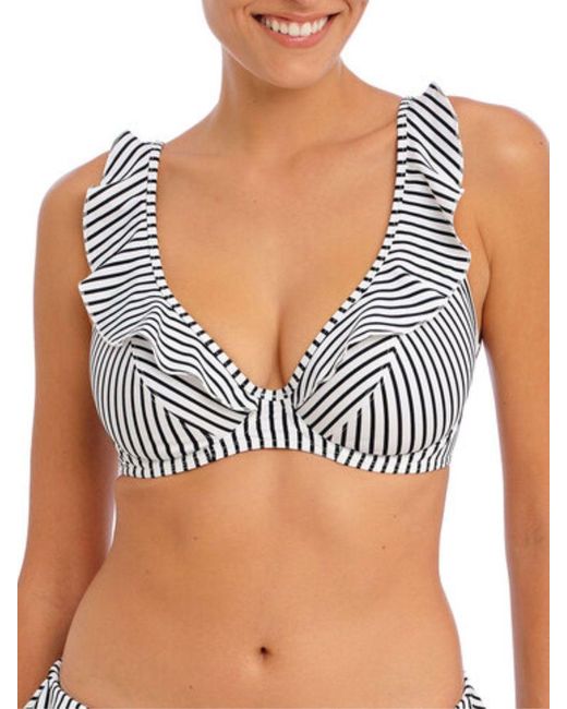 Freya Blue Jewel Cove High Apex Bikini Top