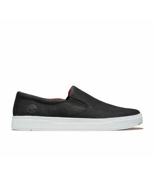 Timberland Black Davis Square Shoes Leather (Archived) for men