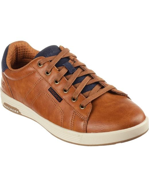 Skechers Brown Cavell Sparkman Waterproof Trainers for men