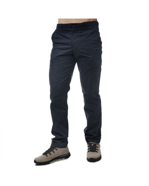 Timberland Blue Outdoor Cargo Pants for men