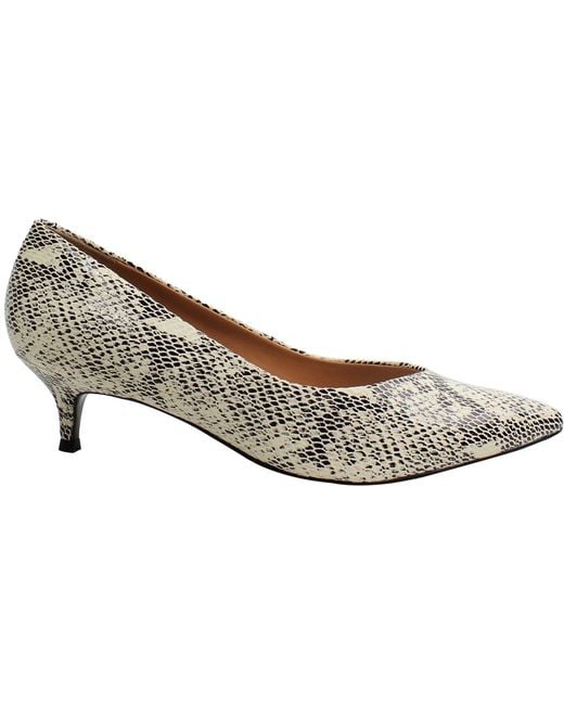 Vionic White Kit Josie Snake Pointy Heels