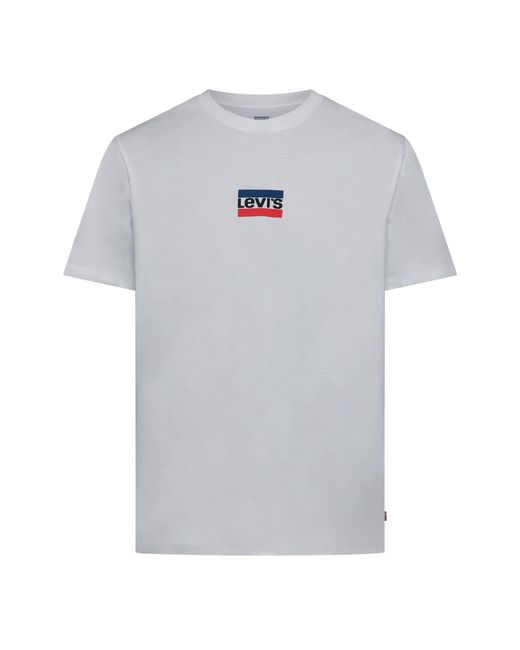 Levi's Gray Levi's Graphic Crewneck Tee Mini Spor for men