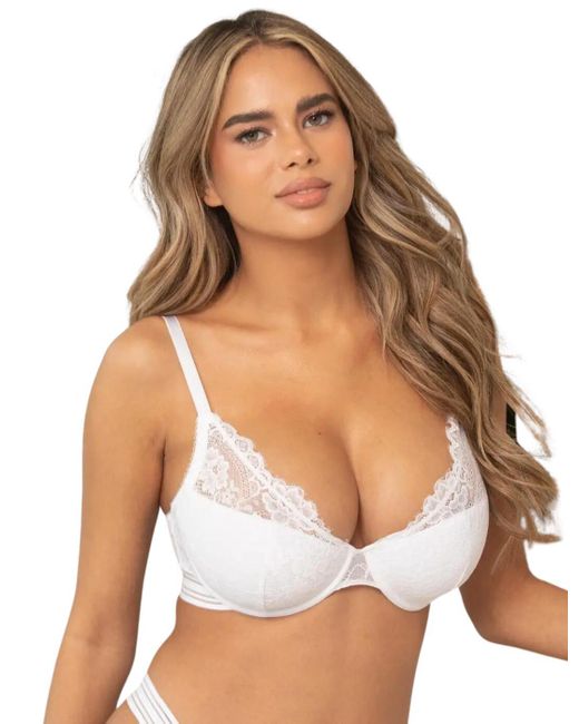 Pour Moi White Revolution High Apex Bra