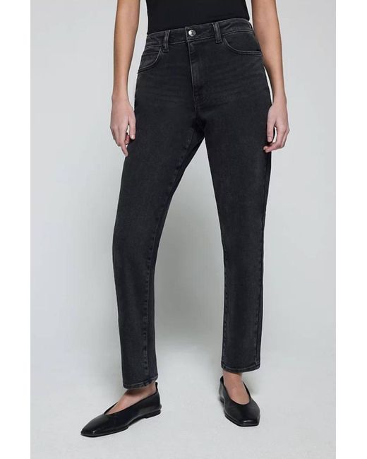 Firetrap Black High Rise Mom Jeans