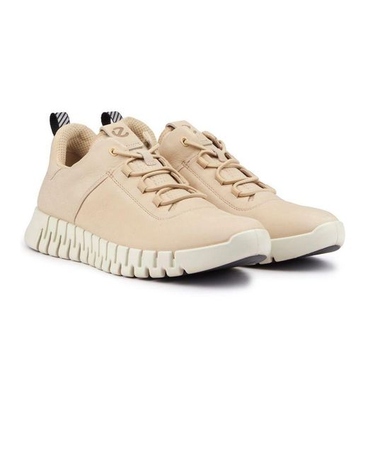 Ecco Natural Gruuv Trainers for men