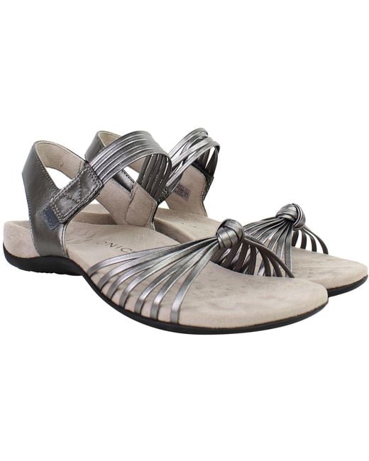 Vionic White Talulah Met Sandals