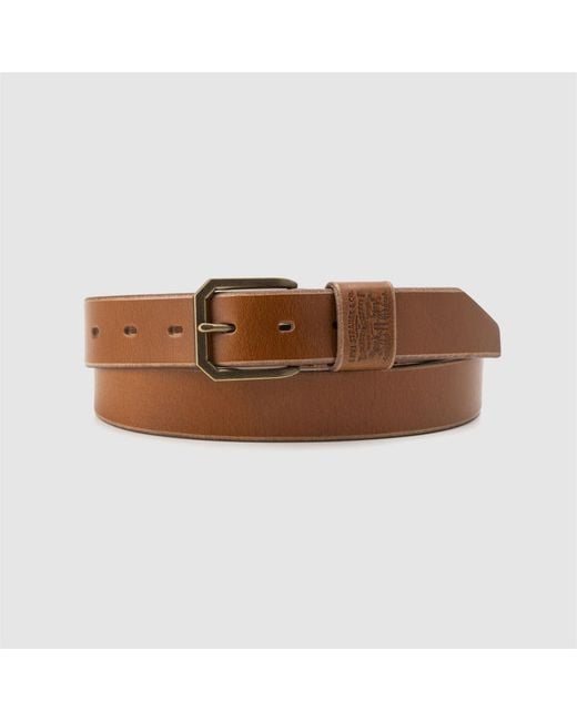 Levi's Brown Levi's Accessories Wide Loop Two Horse Belt Tobac for men