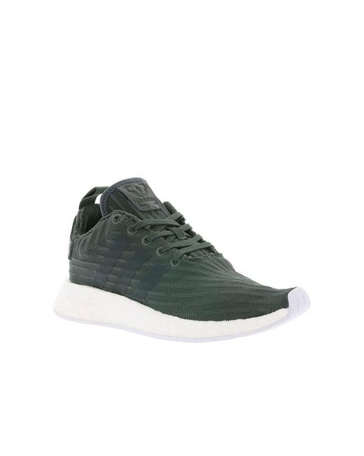Adidas Green Nmd_R2 Primeknit Trainers