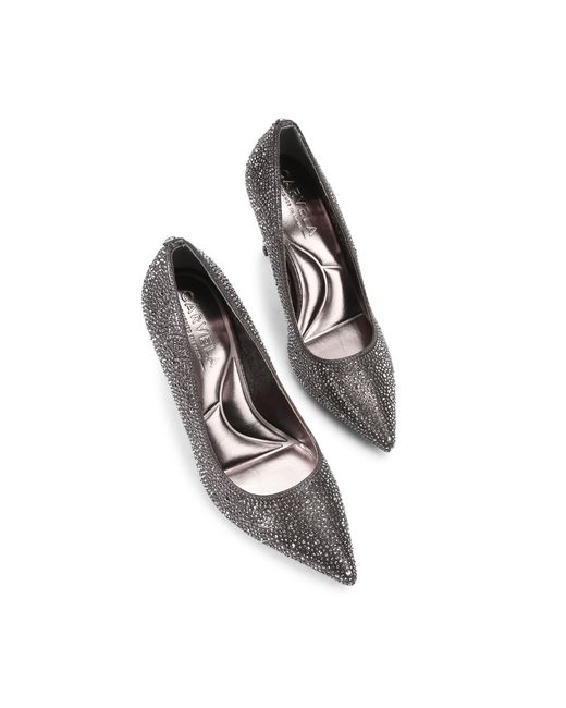 Carvela Kurt Geiger Gray Casella Heatseal Court Heels