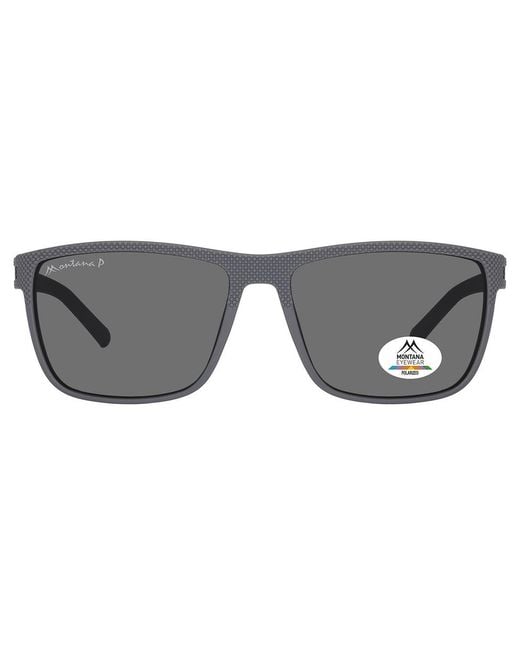 Montana Gray Rectangle Polarized Mp198 for men
