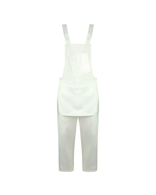 Dickies White Painters Bib & Brace Coverall Cotton for men