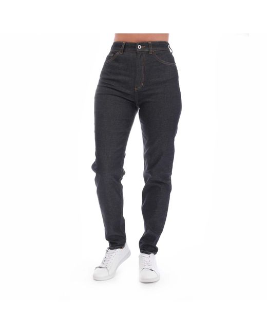 Emporio Armani Dames J29 Regular-fit Jeans In Denim in het Blue