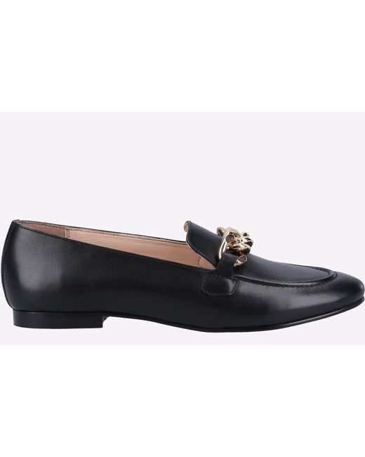 Hush Puppies Black Harper Chain Loafer