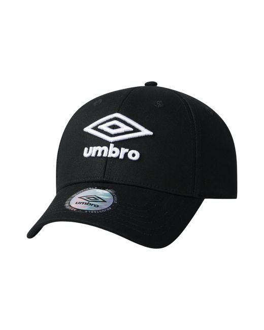 Umbro Black 3D Logo Baseball Cap