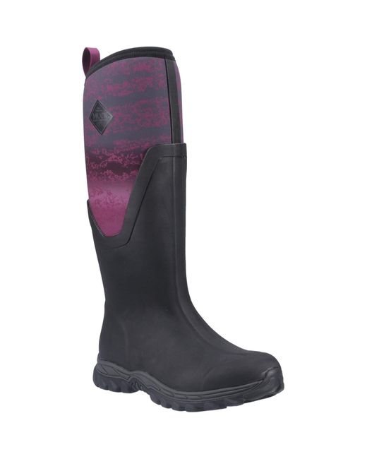 Muck Boot Blue Arctic Sport Ii Tall Rubber Fade Winter Knee High
