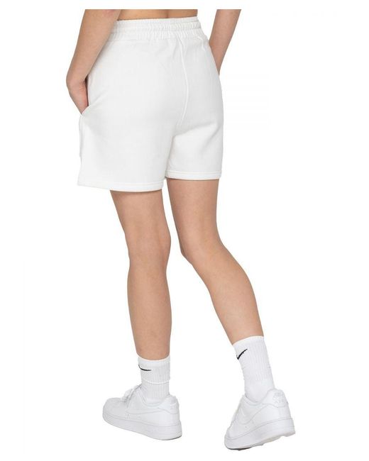Enzo White Sweat Shorts