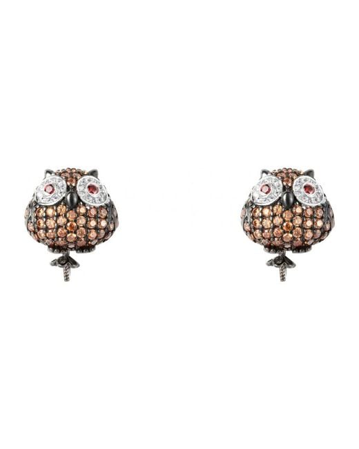 Lancaster Metallic Jla-Ear-Owl-4 Ladies Earrings