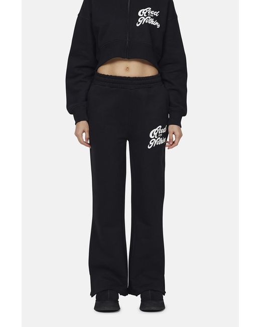 Good For Nothing Black Flared Joggers