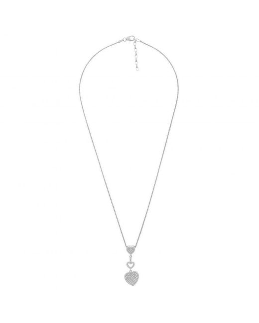 Orphelia Metallic 'Mille' 925 Sterling Chain With Pendant
